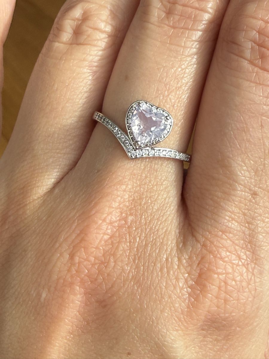 Ringe: 💜 Herz Amethyst Ring 925 Silber Verstellbar ✨ – Neu (gemäss Beschreibung) aus St. Gallen von Ammora 3