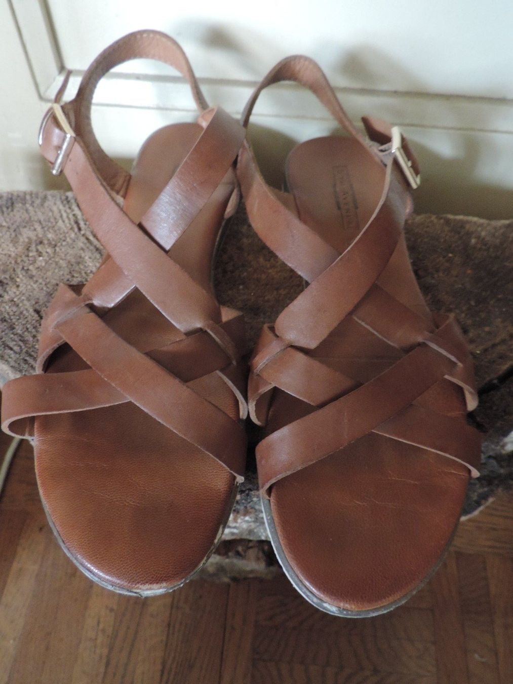 Scarpe da donna: sandales cuir brun camel – Usato da Genève venduto da Axelle333 6