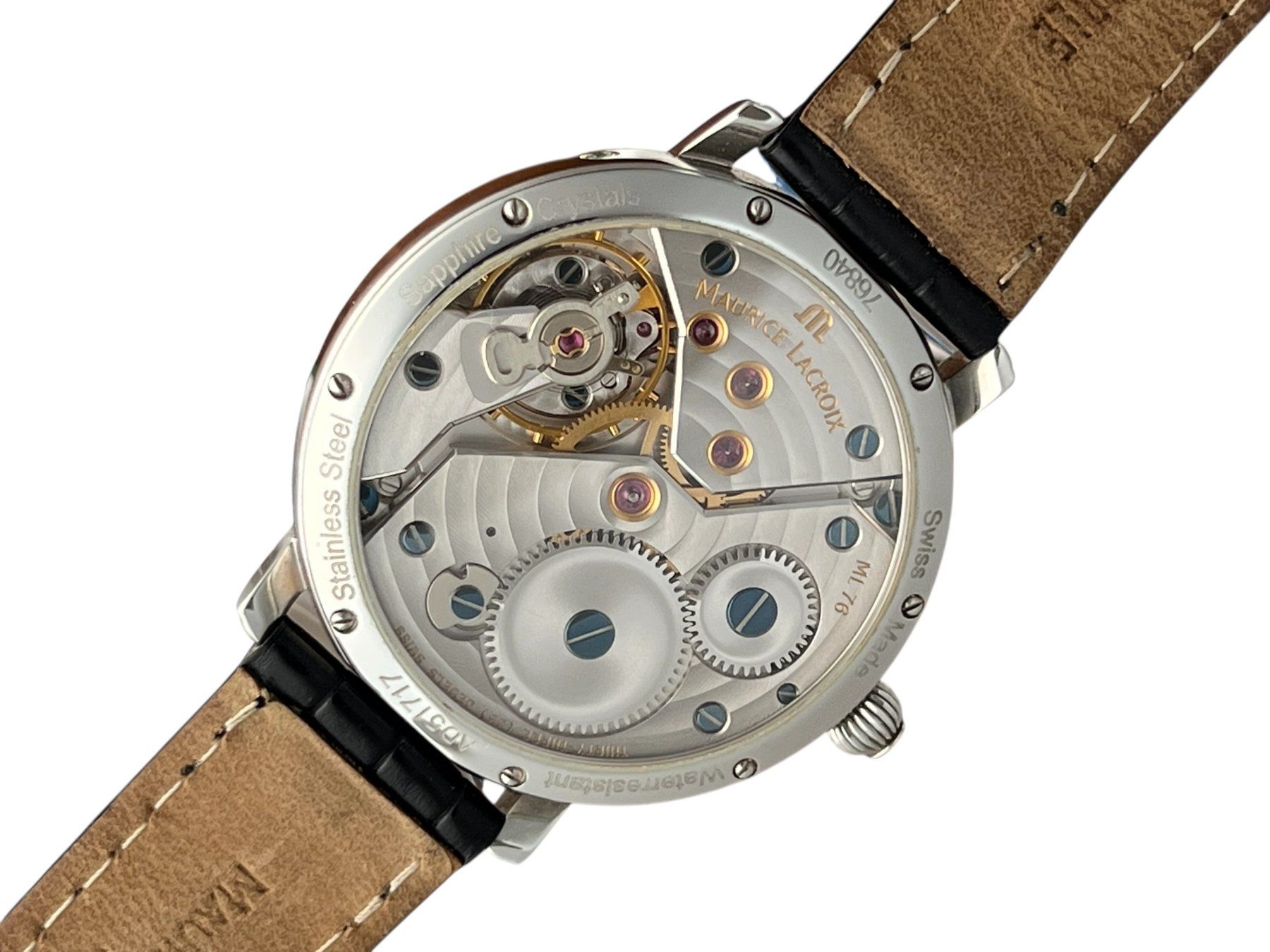 Maurice Lacroix Orologi: Maurice Lacroix Masterpiece Calendrier Rétrograde Ref. 51717 – Usato da Morges venduto da 24time 4