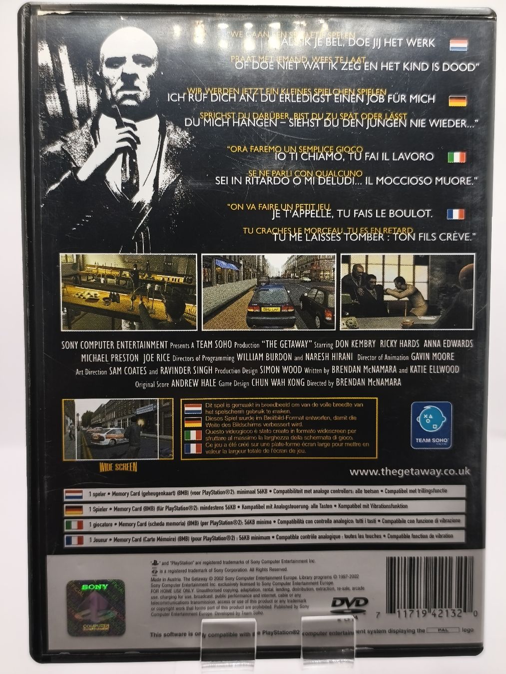 Sony Spiele: Jeu PS2 The Getaway  – Gebraucht aus Conthey von Th3gr4yf0x 2
