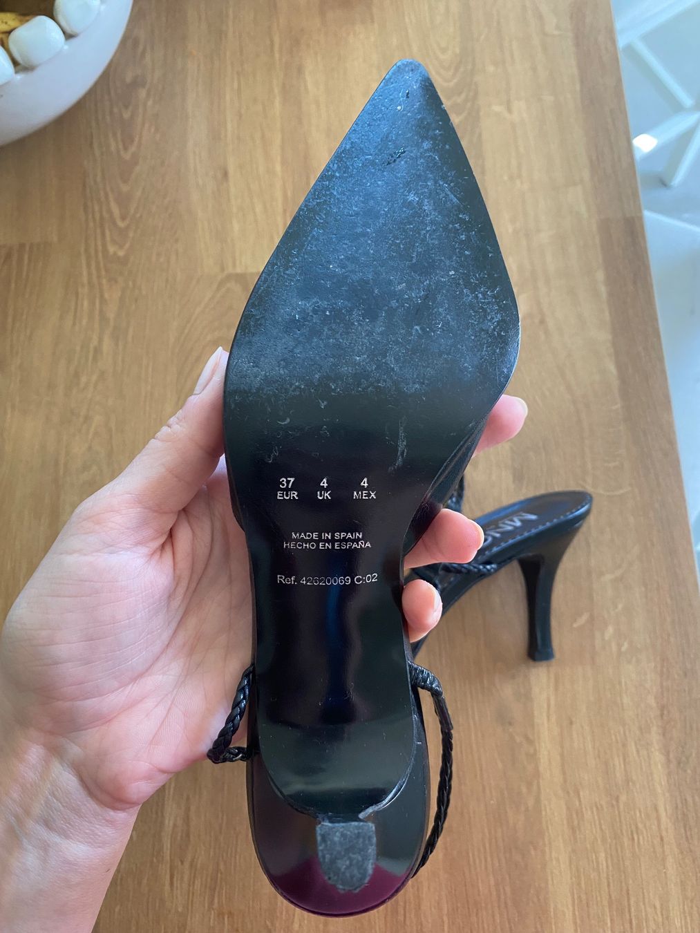 Mango Scarpe da donna: Mules à talon/ chaussures cuir – Usato da pont-la-ville venduto da dia_tt5h 3
