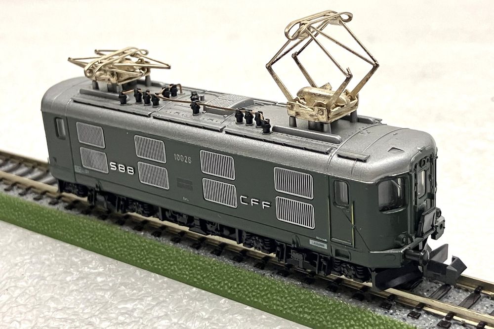 Hobbytrain Modelleisenbahnen: Hobbytrain 11011 N= Re 4/4I SBB 10026 HmBh Lausanne - grün – Gebraucht aus Thun von retoolinoo 2