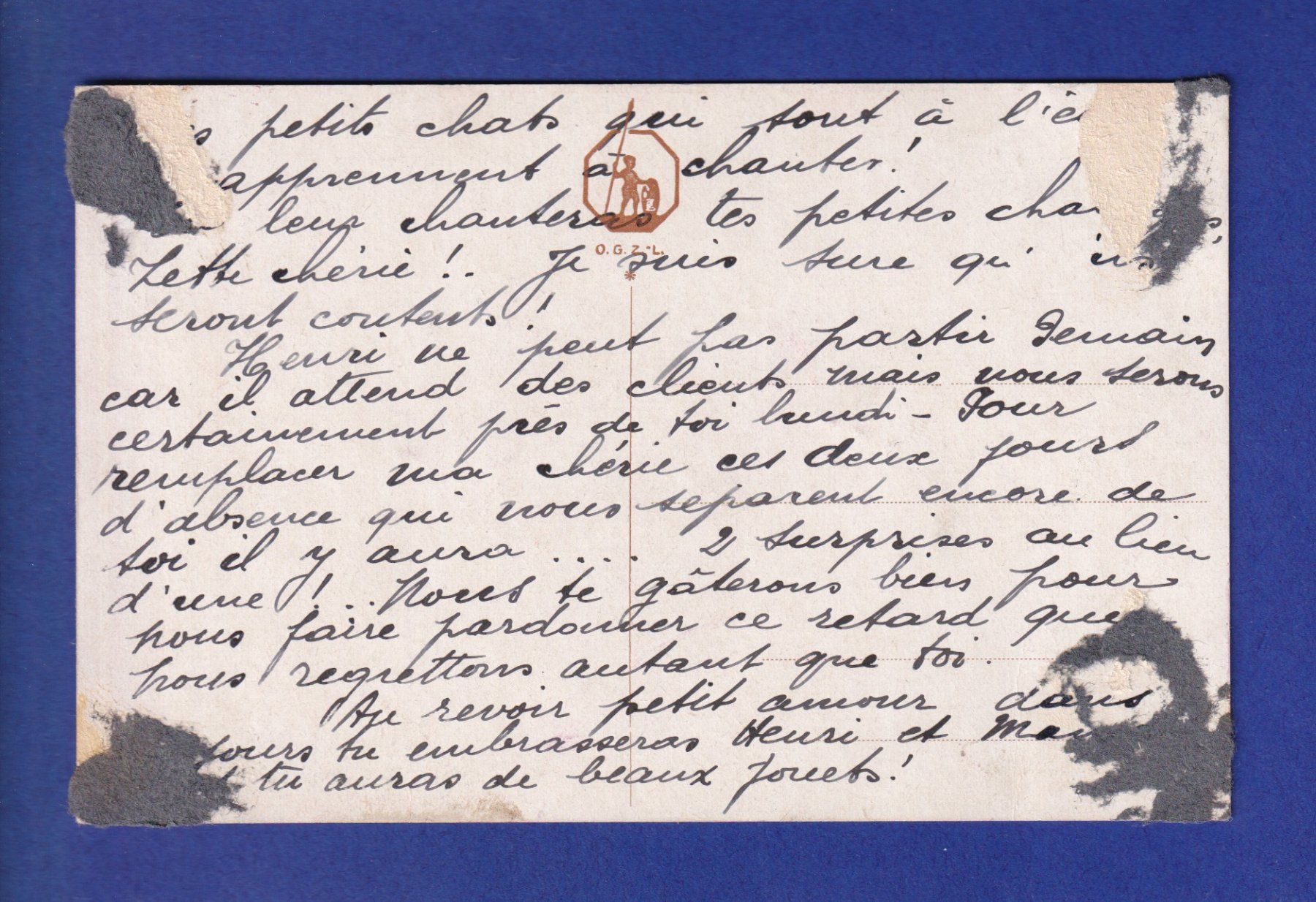 Cartoline postali: CHAT - Chorales // voir dos // – Usato da Pully venduto da nicecards-shop 1