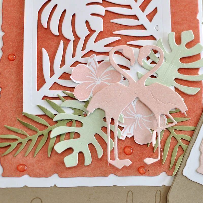 Schablonen: FLAMINGOS STANZSCHABLONE – Neu und originalverpackt aus Affoltern am Albis von scrapbooking 2