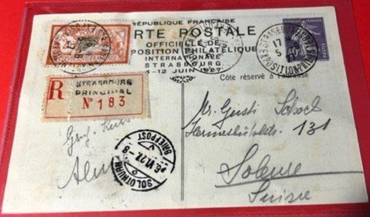 Tutti i francobolli: Internationale Briefmarkenausstellung Strasbourg 1927 – Usato da Häusernmoos venduto da Koi-Gartenteich
