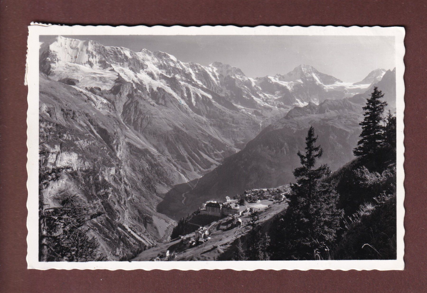 Ansichtskarten: MÜRREN - Ebnefluh - 1964 – Gebraucht aus Pully von nicecards-shop