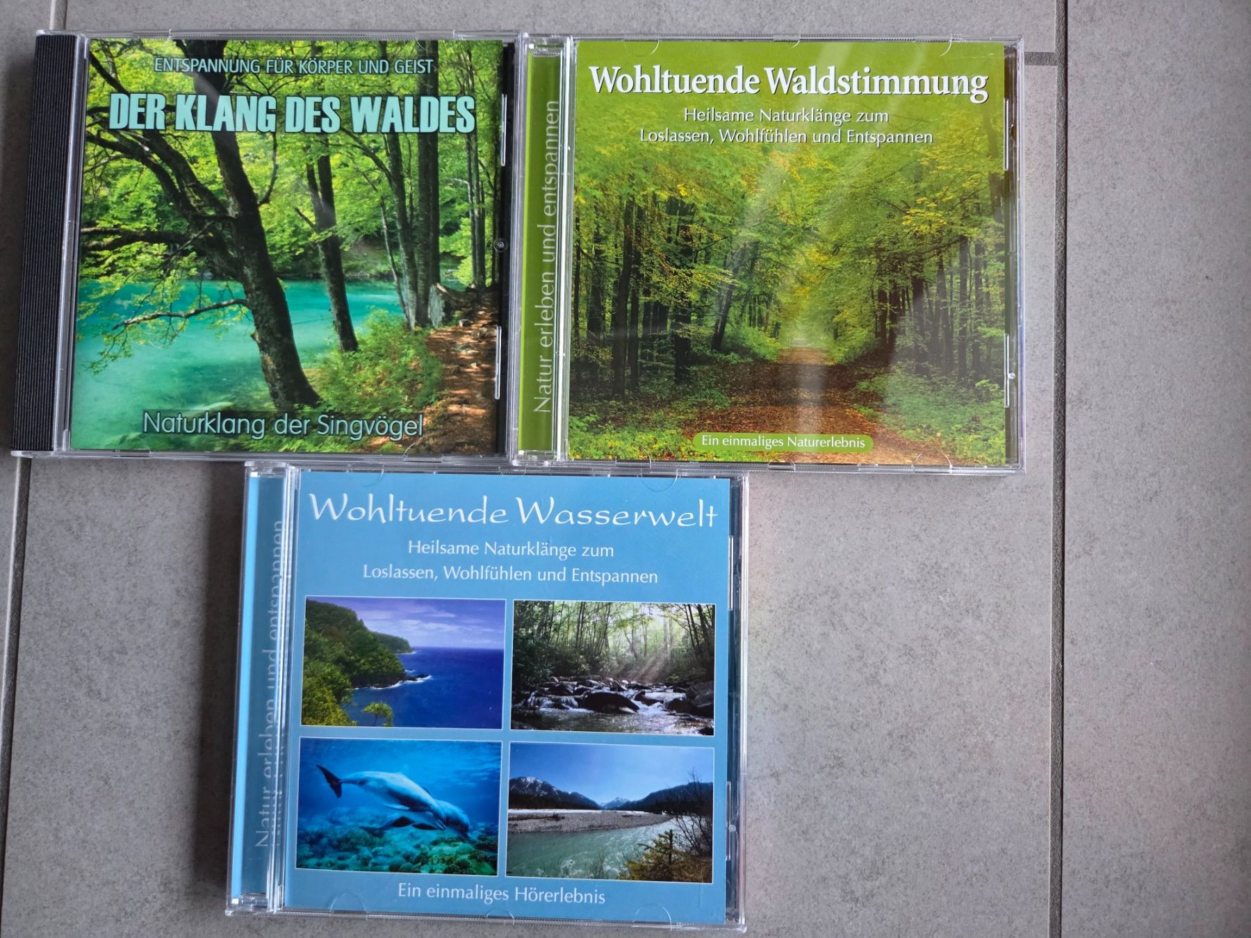 CD: 3 CDs "Wohltuende Naturgeräusche" – Usato da Domat/Ems venduto da rof_j2rm