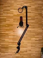 HyperX QuadCast Mikrofon mit RØDE Halterung - wie neu