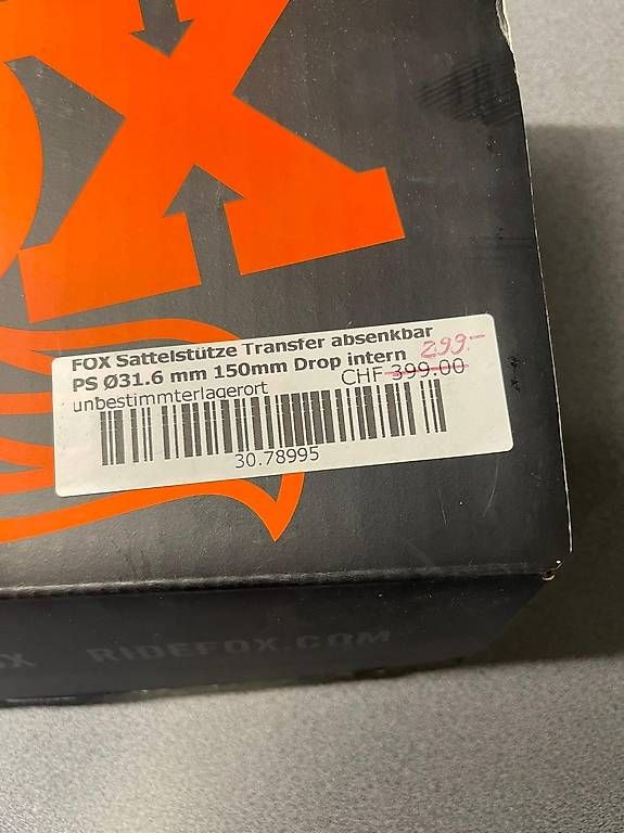 Pezzi di ricambio: Fox Transfer Sattelstütze 150mm – Usato da Diessenhofen venduto da MotoshopZachmann 2