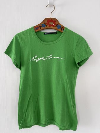 Ralph Lauren Sport T-Shirt Gr. M, Grün, Damen, y2k