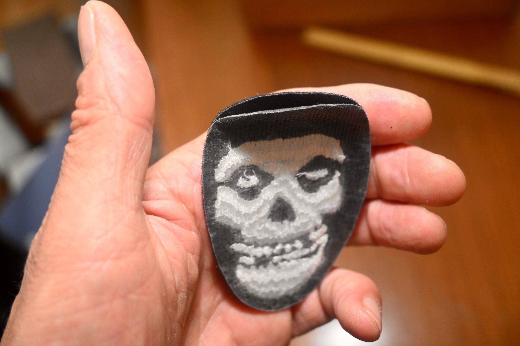 Dischi in vinile: VINTAGE Misfits Crimson Ghost Skull Patch / Badge – Usato da Pfaffhausen venduto da mono_rec 4