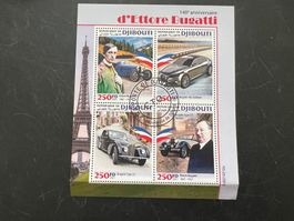 2021 Djibouti Old  Cars Block gest.   (A547)