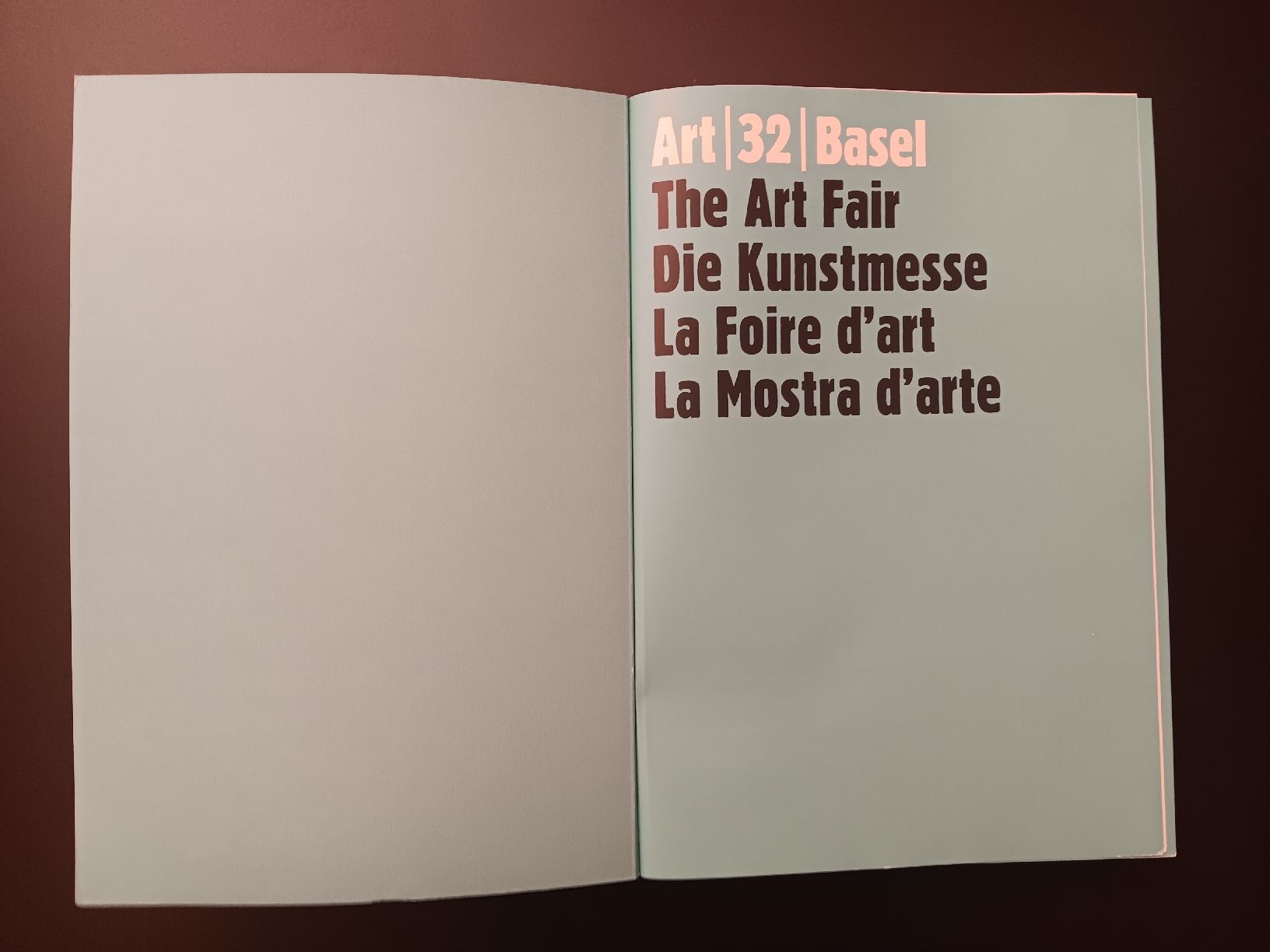 Libri: Catalogue Art Basel 32 (année 2001) – Usato da Lausanne venduto da Grabock 1