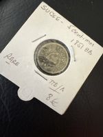 Pièce 5 centimes Suisse 1857 BB, bon état