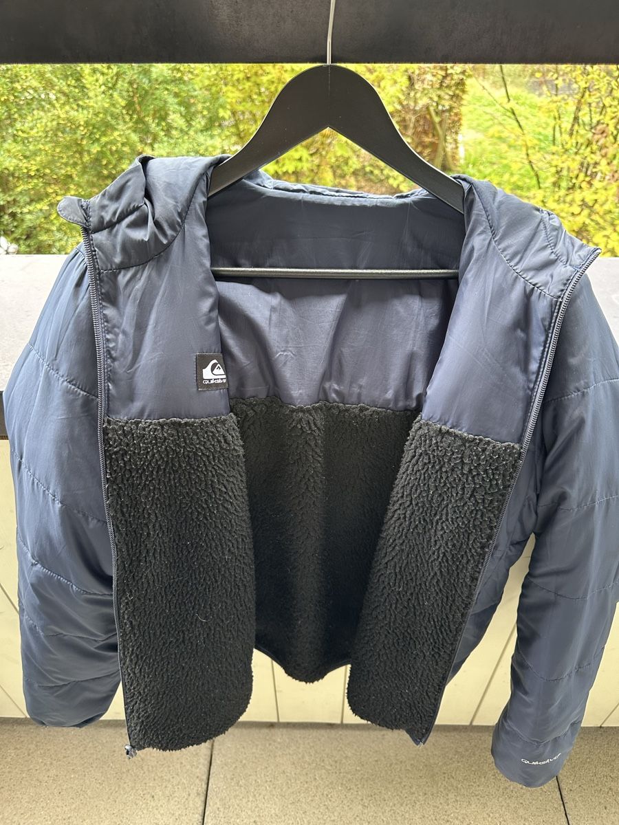 Quiksilver Giacche & Cappotti: Quiksilver Jacke blau mit Teddyfutter Gr ca 164 – Usato da Luzern venduto da HochM16 2