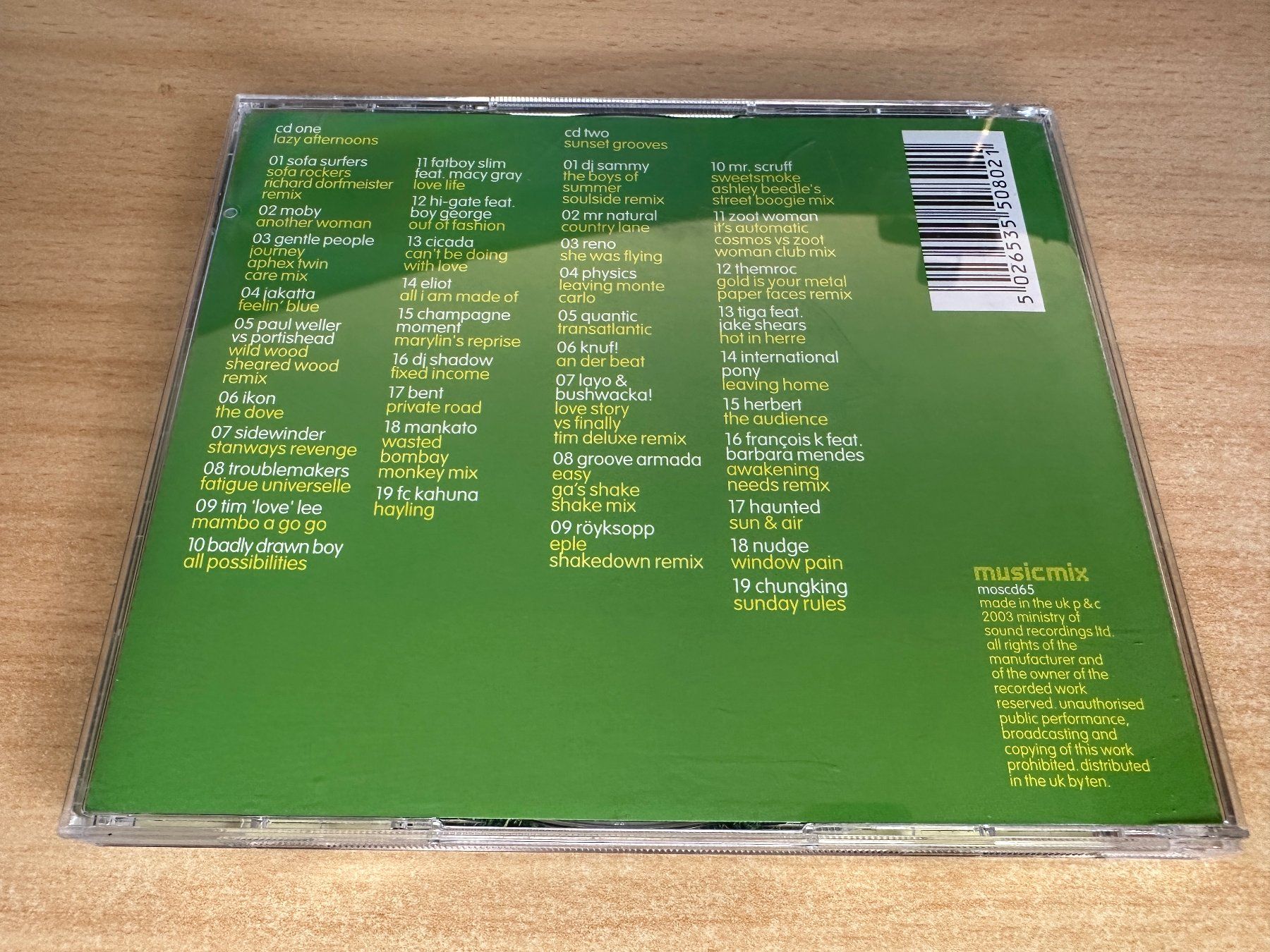 CD: U9 The Chillout Session Summer Collection 2003 - 2 CD – Usato da Rikon im Tösstal venduto da Alpenmutz 1