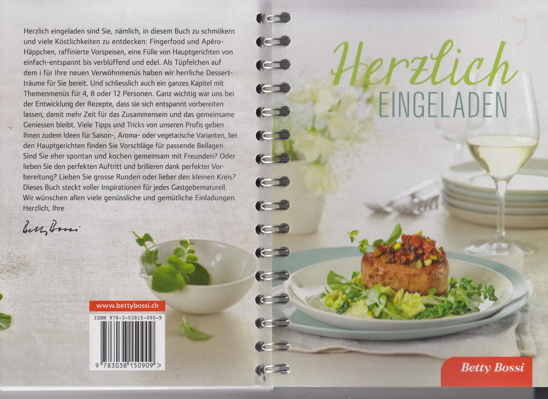 Libri: Betty Bossi " HERZLICH EINGELADEN" – Usato da Buchs ZH venduto da osterhase57