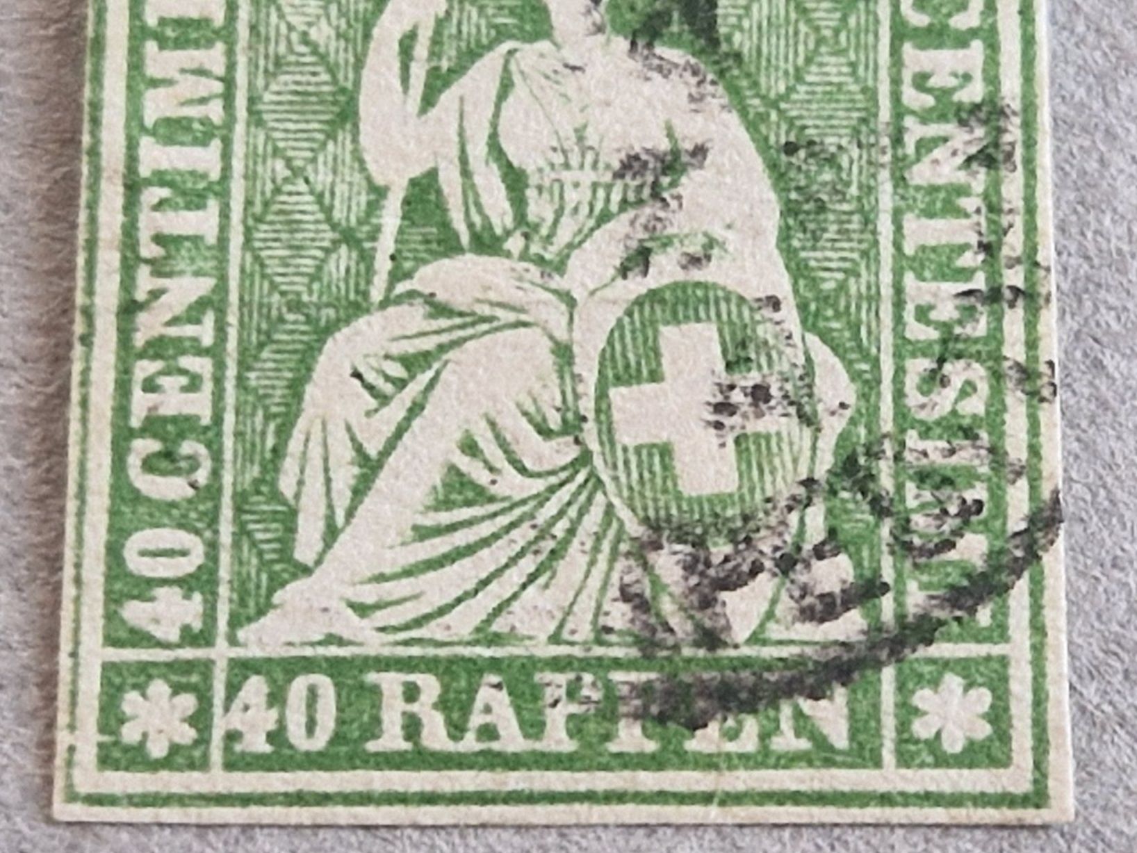 Tutti i francobolli: Strubel 26G, signiert, ab 1.- – Usato da Burgdorf venduto da Glossy01 2