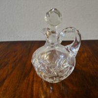 Kristallkaraffe Vintage mit Griff - Schön für den Tisch!