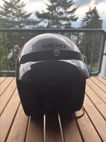 NEXO Helm Rollerhelm Motorradhelm Grau Top Zustand!
