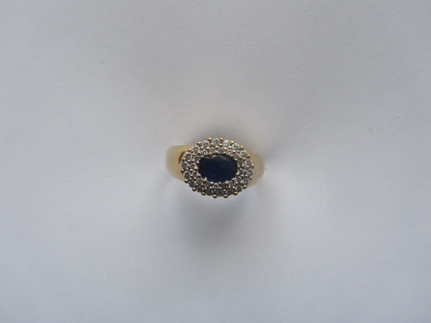 Anelli: Saphir Diamant Ring-18 K.Gold – Usato da Luzern venduto da Lucernauno 3