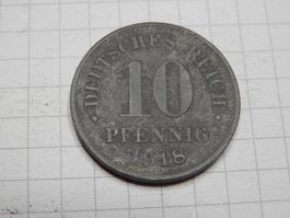 Deutschland 10 Pfennig, 1918