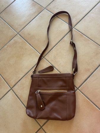 sac bandoulière marron 