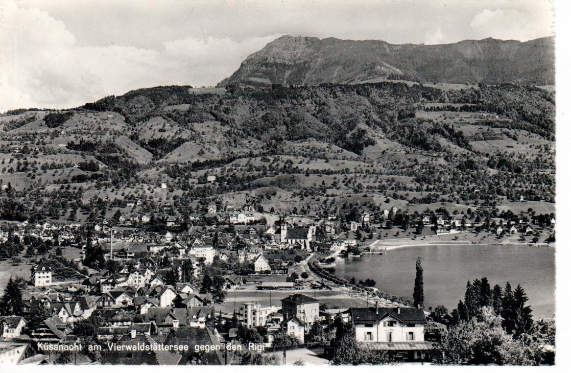 Cartoline postali: Küssnacht am Rigi – Usato da Wolhusen venduto da Curver9