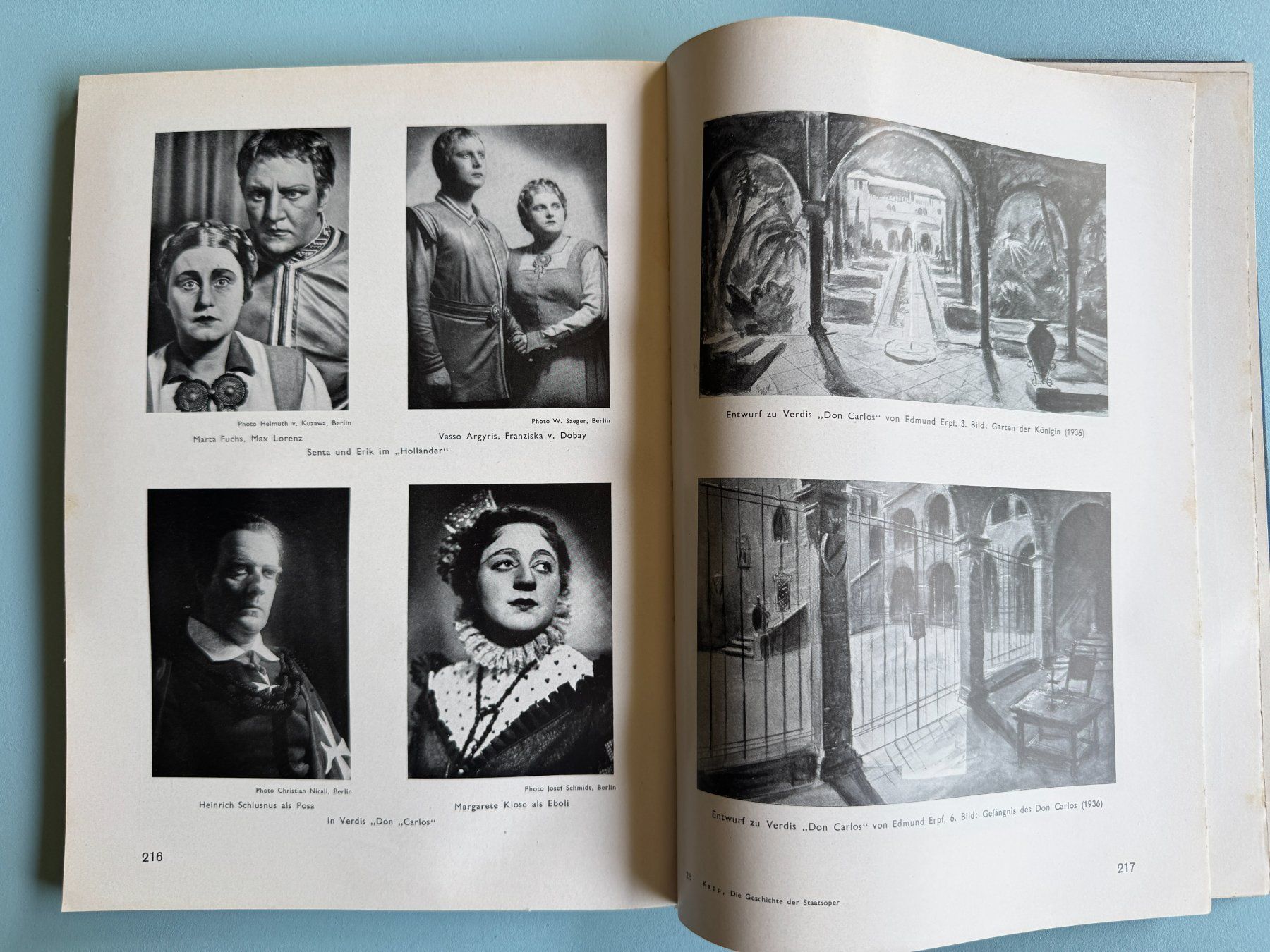 Bücher: Die Geschichte der Deutschen Oper Berlin - 1937 – Defekt aus Basel von Kornblumen 4