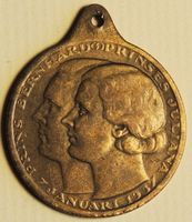 Medaille Hochzeit Prinzenpaar Niederland