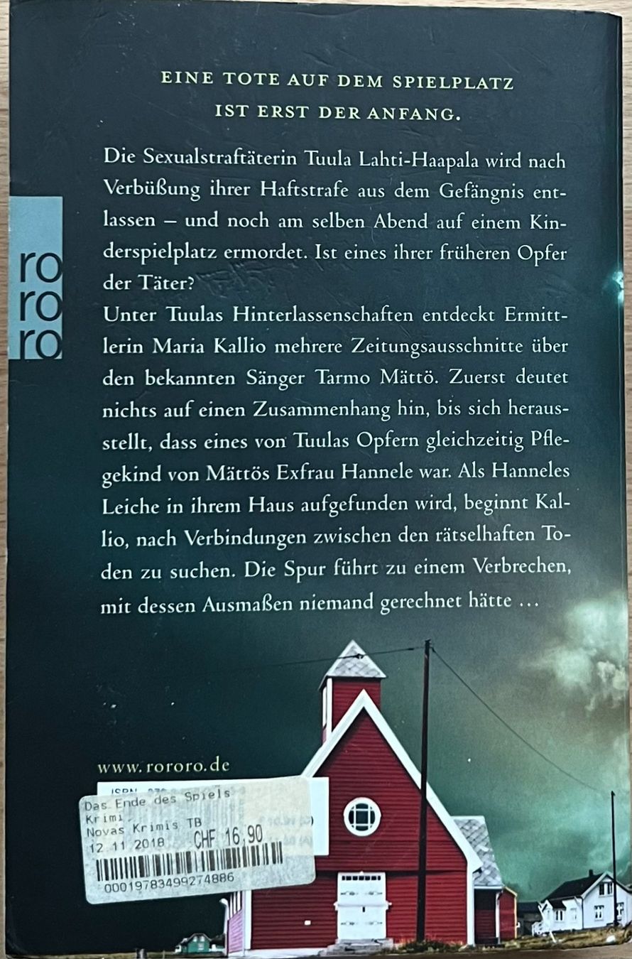 Libri: Buch - Das Ende des Spiels – Usato da Leimbach TG venduto da easydiver87 1