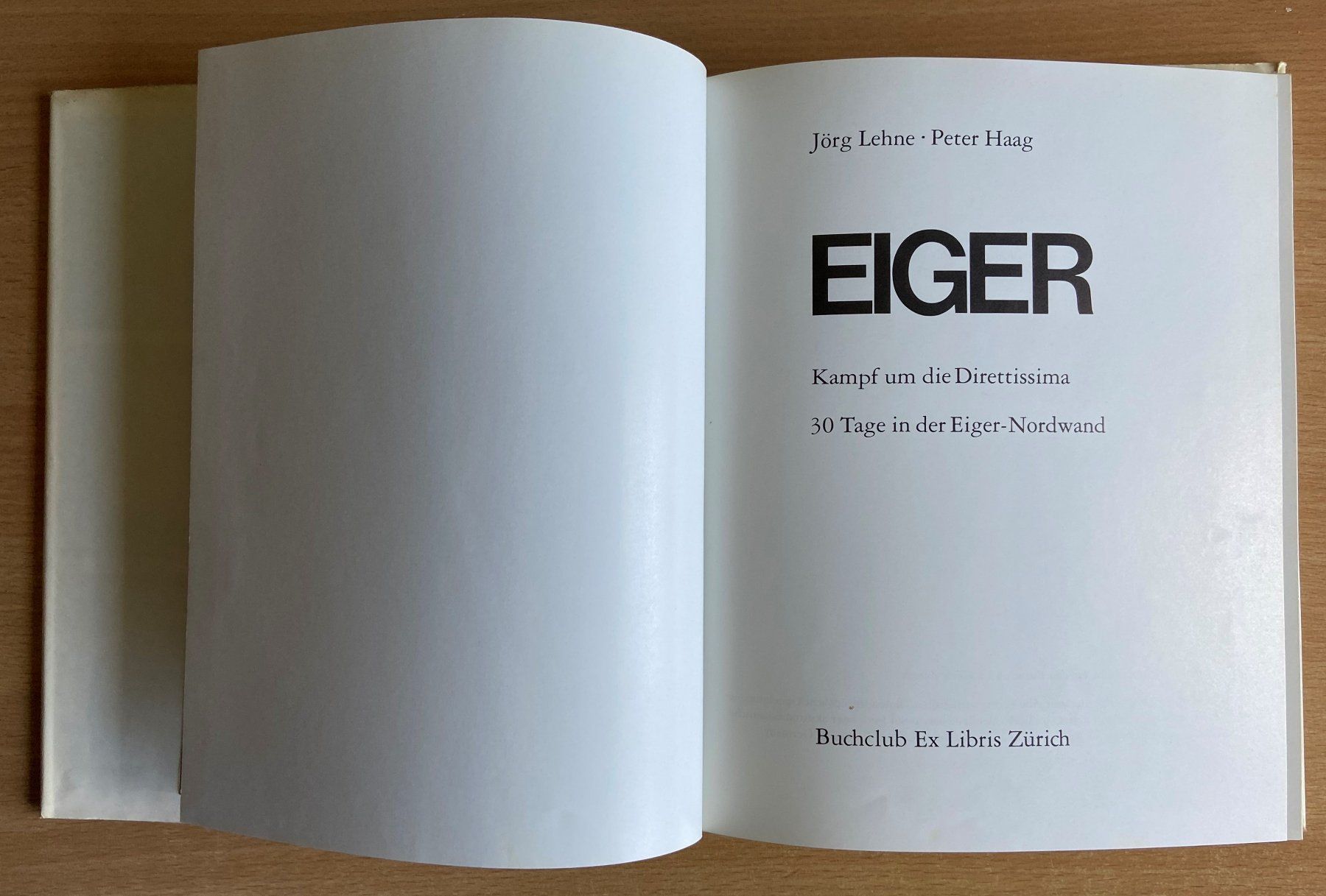 Livres: Buch Eiger Kampf um die Direttissima – D'occasion à Böckten par Hansi36 1