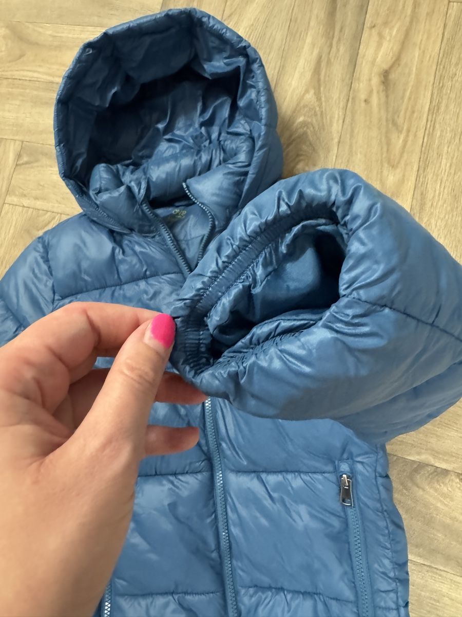 Giacche: Steppjacke 148 blau mit Kapuze gebraucht – Usato da Dietikon venduto da Monina 1