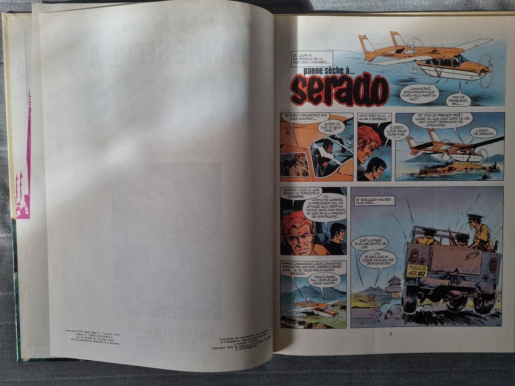 Fumetti: Bob Morane Panne sèche à Serado 1975 E.O. Dargaud COLLECTOR – Usato da Carouge GE venduto da serginho22 3