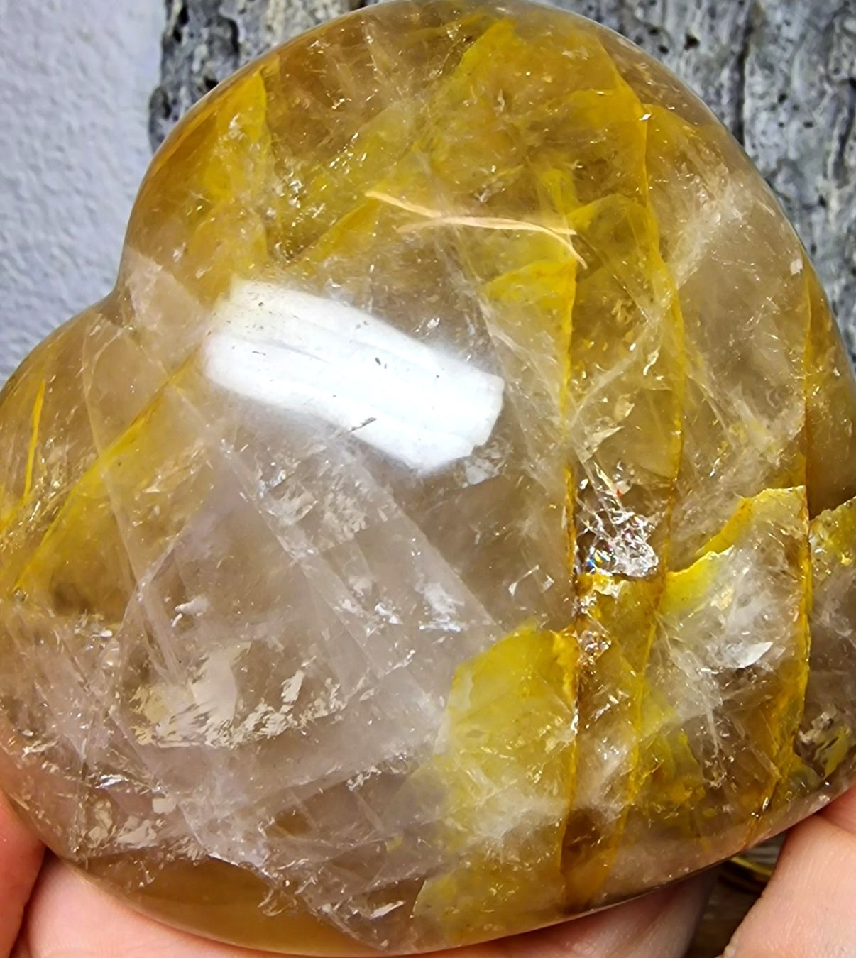 Minerali & Pietre curative: Wunderschönes Golden Healer Herz 510g – Nuovo (secondo la descrizione) da Matzingen venduto da Shay_Crystalz 2