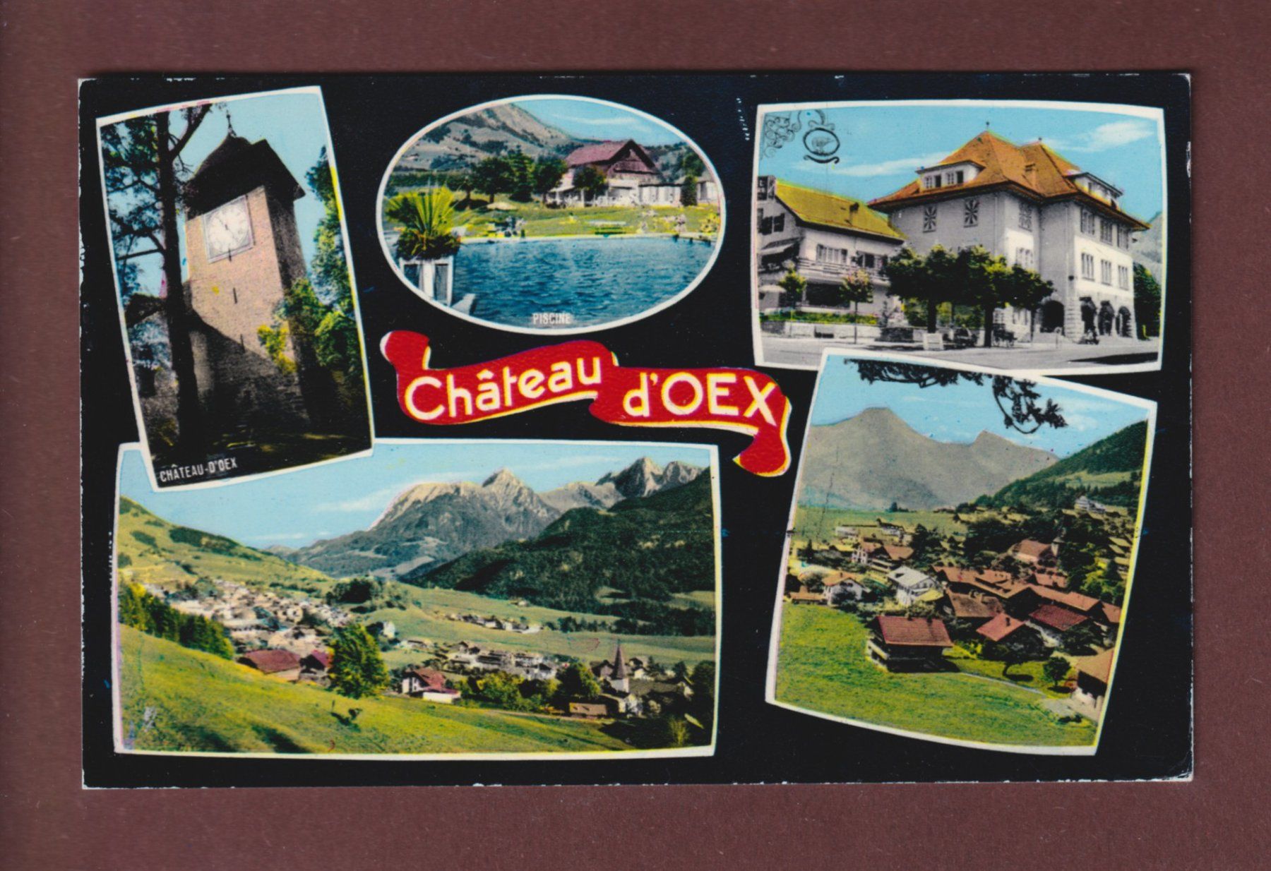 Ansichtskarten: CHÂTEAU D'OEX - 5 images – Gebraucht aus Pully von nicecards-shop