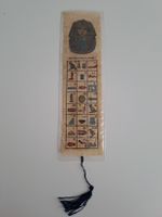 Lesezeichen Papyrus mit Hieroglyphen Alphabet, Ägypten