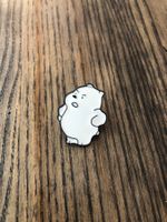 Pin Anstecker Eisbär wütender Bär angry bear