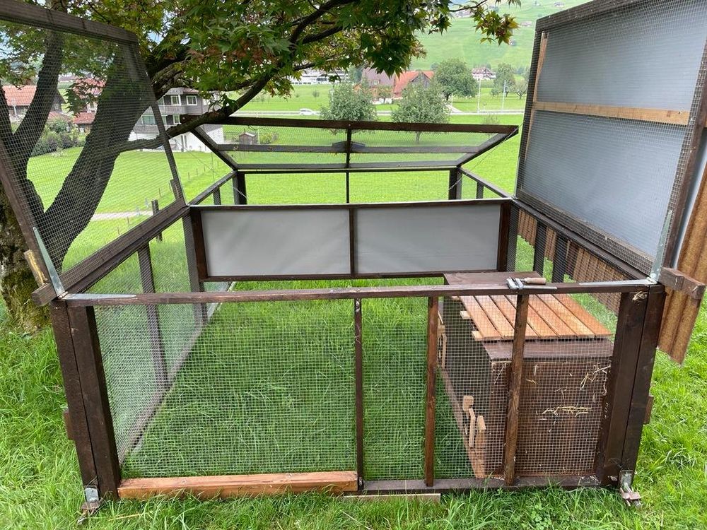 Kleintier-Laufstall Faltbar - Wasserdicht, Atmungsaktiv Für Drinnen & Draußen