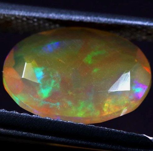 Edelsteine: Oval Faceted Ethiopian Welo Opal 1.40 Cts #A17 – Neu (gemäss Beschreibung) aus Laupersdorf von J69T 2