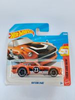 Hot Wheels Datsun 240Z Then and Now orange
