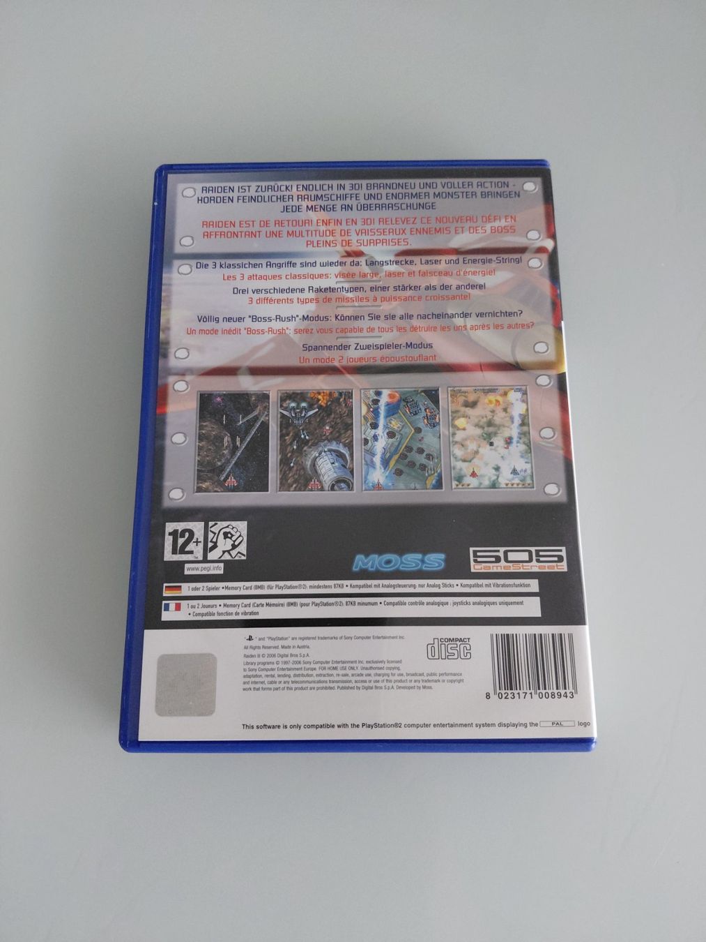 Giochi: Raiden 3 / PS 2 / Playstation 2 (PAL) – Usato da Uezwil venduto da -Retrogames- 2