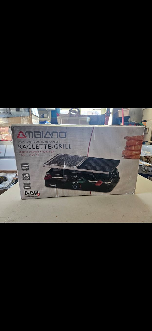 Griglie: Ambiano Raclette-Grill, neuwertig ! – Usato da Oberburg venduto da znas 1