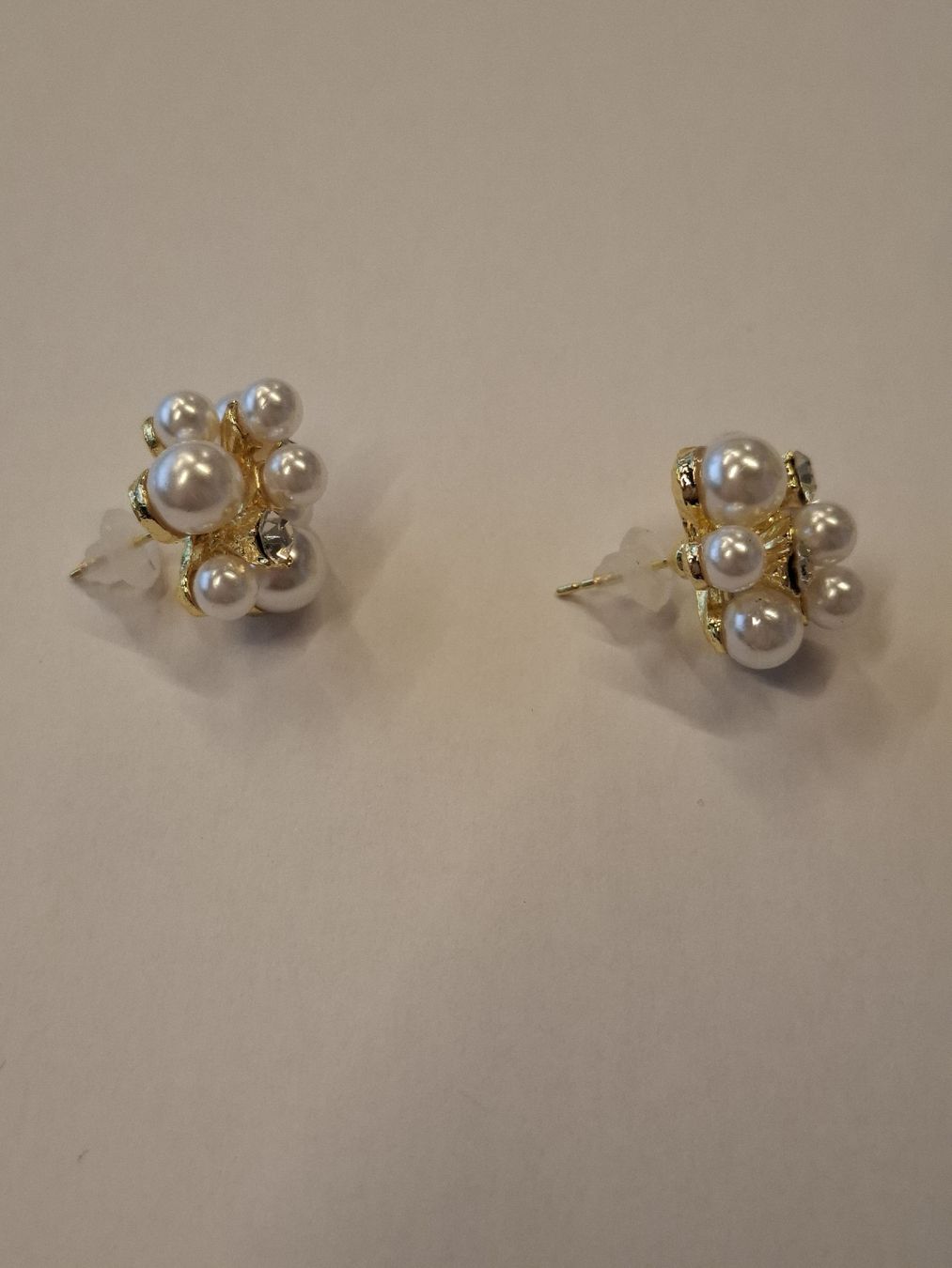 Boucles d'oreille: Orecchini con perle e zirconi – Neuf avec emballage d'origine à Camorino par ros_cj5f 2