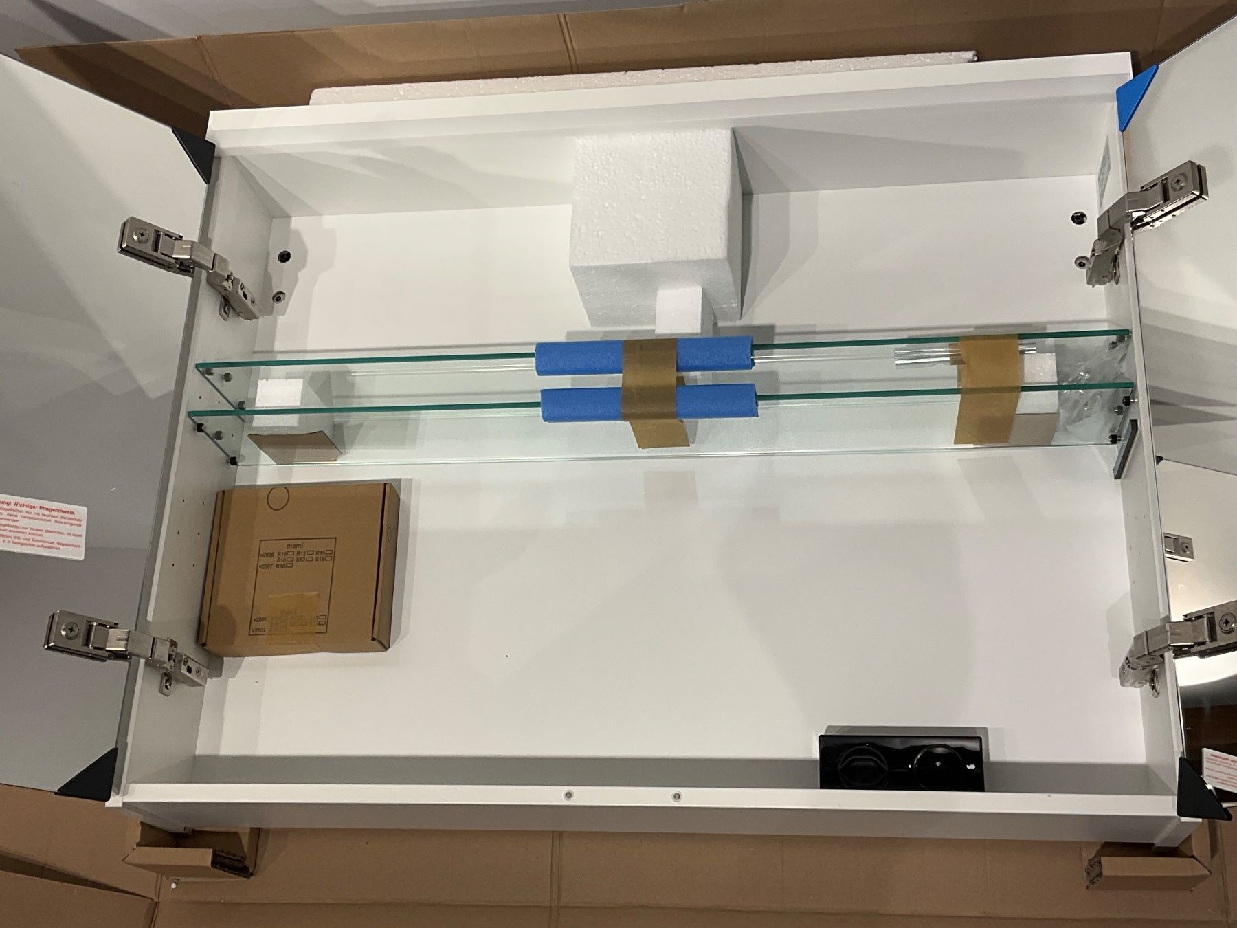 Mobili per bagno: 079 Burgbad Badmöbel, weiss, Glasabdeckung, 92cm – Nuovo (secondo la descrizione) da Derendingen venduto da Meisterstuecke 8