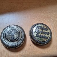 2 antike Blechdösli, VSK, Wybert Tabletten