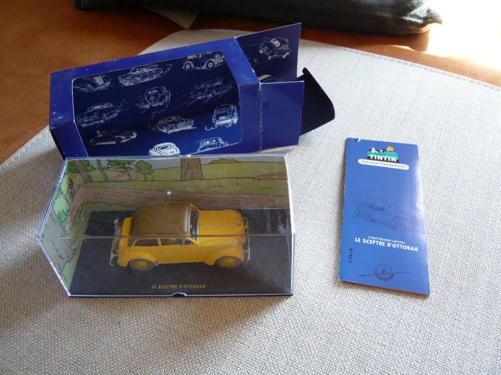 Voiture Miniature Tintin 1/43 - N°15 Cadillac Décapotable (Tintin Au Tibet) - Atlas - Occasion