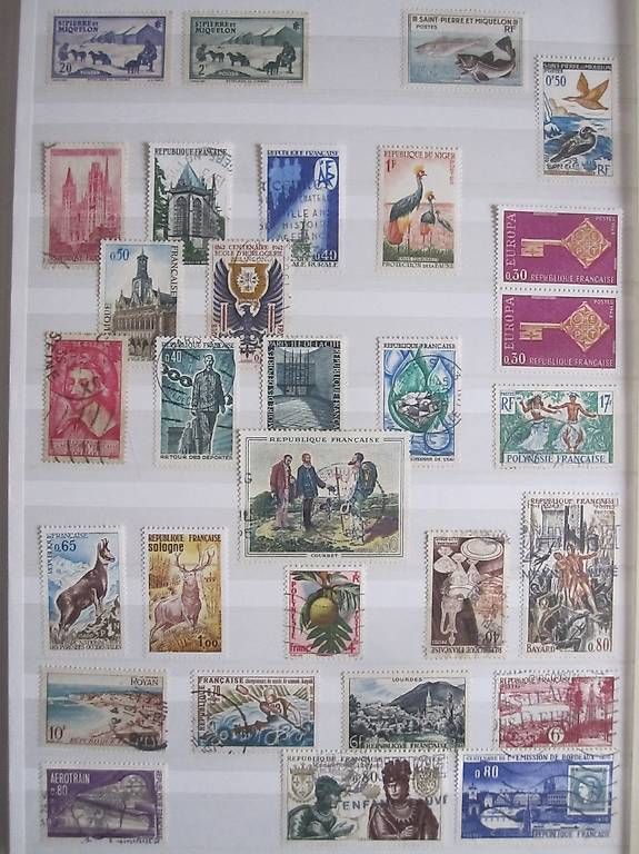Alle Briefmarken: Briefmarken Frankreich – Gebraucht aus Saland von k_z_tny8 2