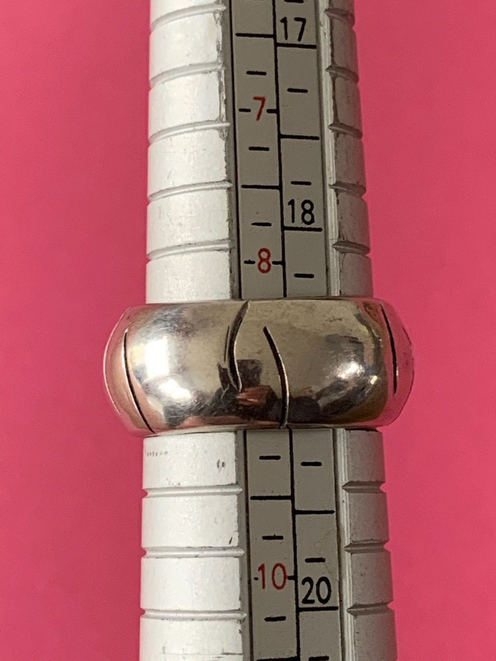 Anelli: Silberring Designer Streiffen gr. 60/19 – Usato da Dittingen venduto da Bellevista 5