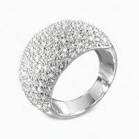 Ring Mega BlingBling Silber 925 viele Zirkonias Gr. 18.5/58